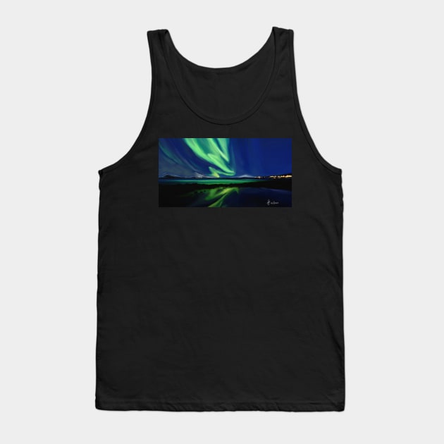 Northern Lights Tank Top by Saryetta